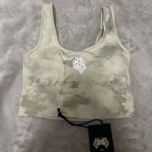 New camo work out top